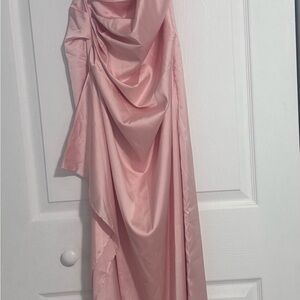 Elegant blush Satin Fabric